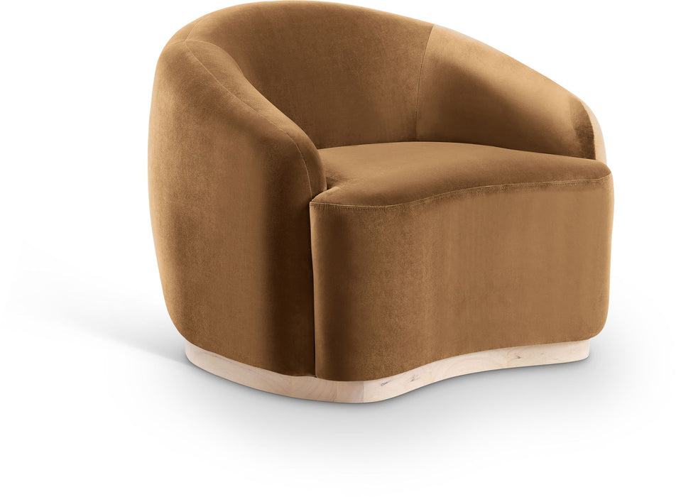 Gustavo - Velvet Upholstered Chair - Simple Home Plus