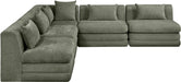 Stellar - 5 Piece Upholstered Modular Sectional - Simple Home Plus