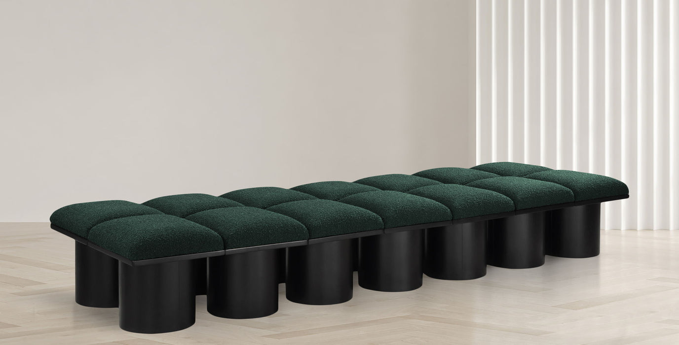 Pavilion - 14 Piece Modular Bench With Black Base - Simple Home Plus