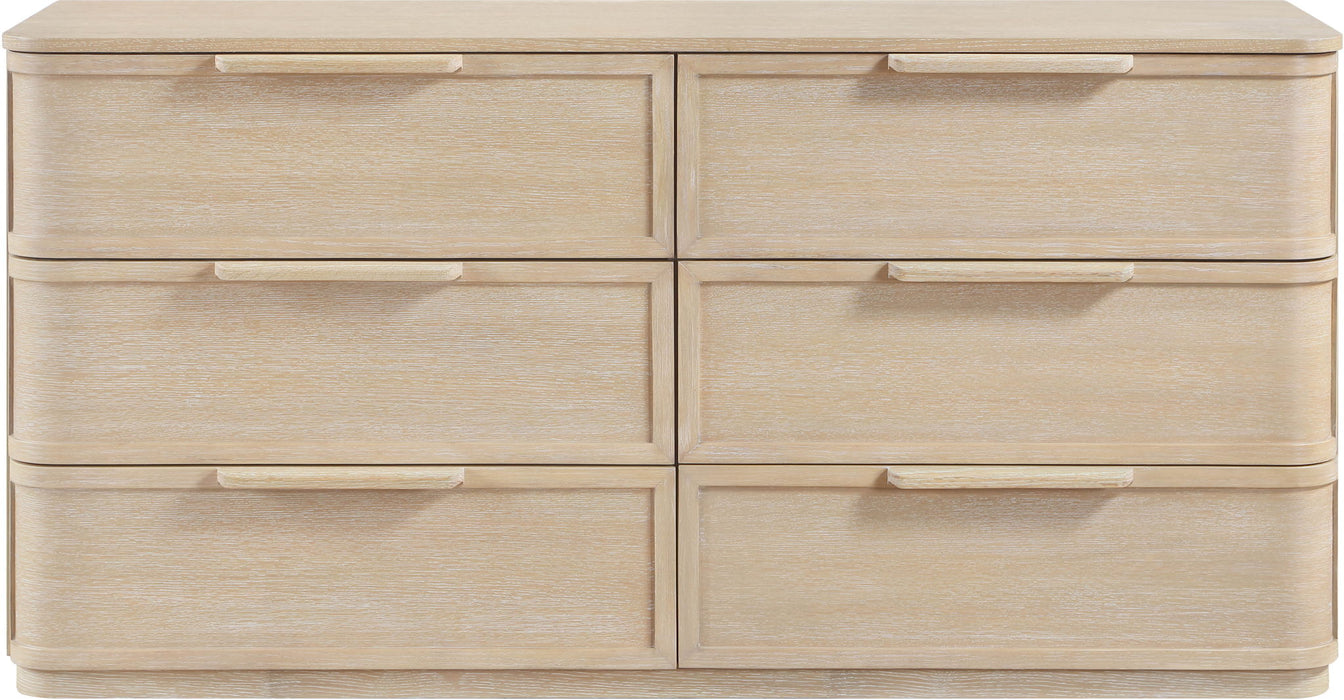 Tiberio - Oak Veneer And Solid Wood Dresser - Simple Home Plus