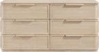 Tiberio - Oak Veneer And Solid Wood Dresser - Simple Home Plus