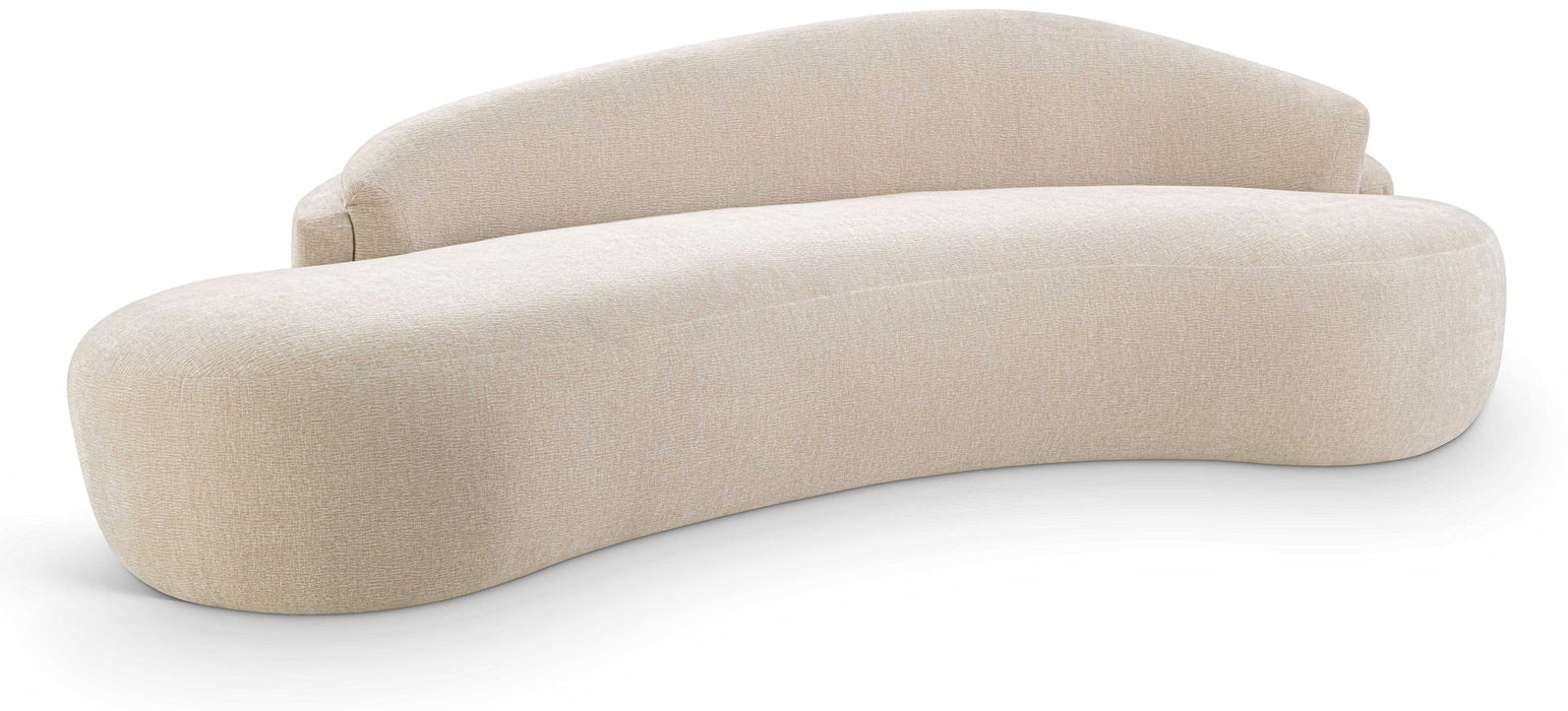 Caspian - Chenille Fabric Upholstered Sofa - Simple Home Plus