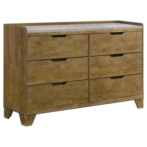 Henderson - 6-Drawer Bedroom Dresser Cabinet - Simple Home Plus