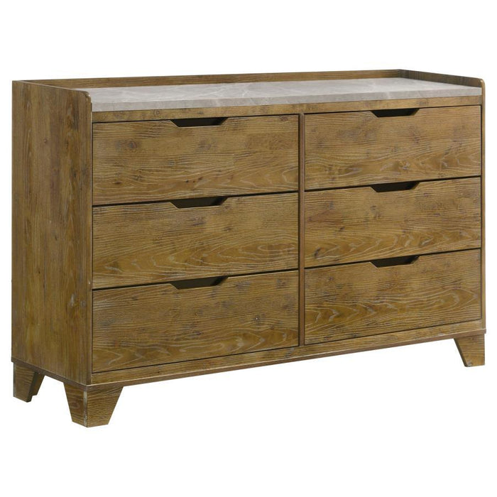 Henderson - 6-Drawer Bedroom Dresser Cabinet - Simple Home Plus
