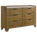 Henderson - 6-Drawer Bedroom Dresser Cabinet - Simple Home Plus