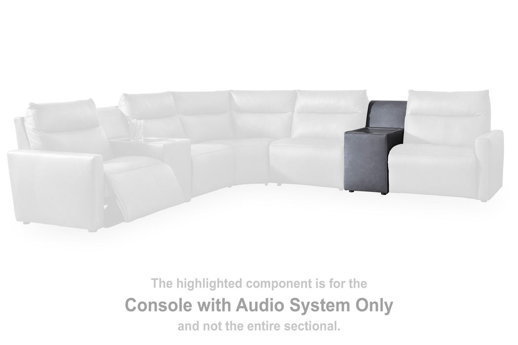 ModZ - Console With Audio System - Blue - Simple Home Plus