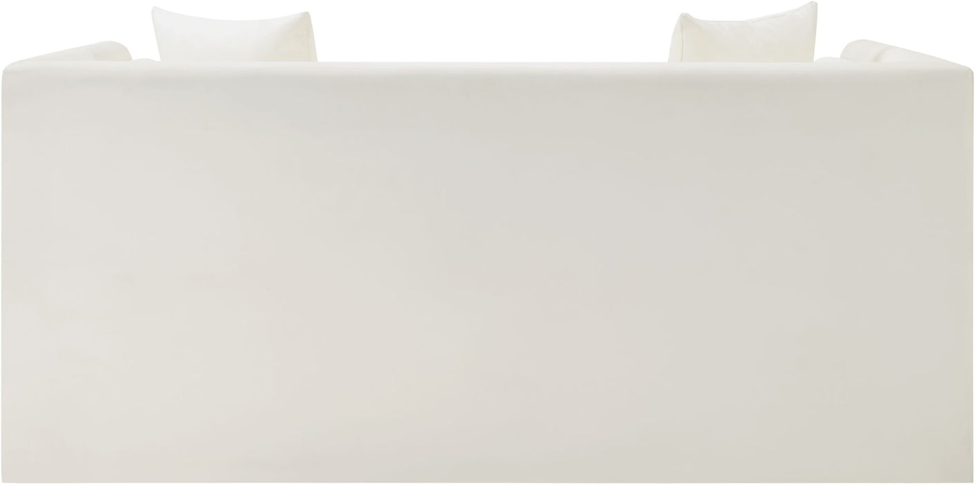 Everett - Vegan Leather Upholstered Loveseat - Simple Home Plus