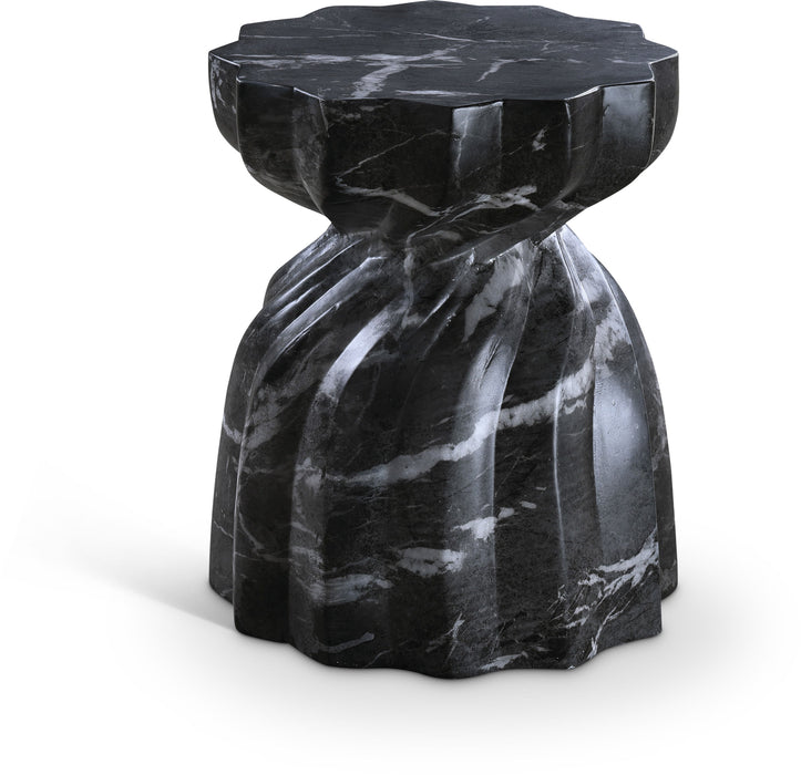 Caserta - Marble Finish Concrete End Table - Simple Home Plus