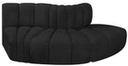 Arc - Boucle Fabric 3 Piece Modular Sofa - Simple Home Plus