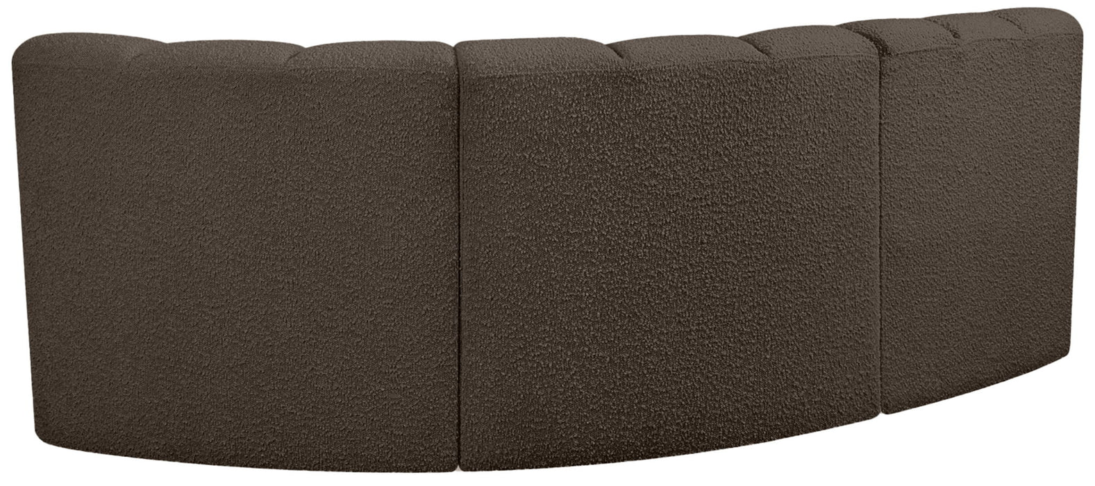 Arc - Boucle Fabric 3 Piece Sofa - Simple Home Plus