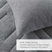 Kyla - Twin/Twin Long Double Diamond Quilted Teddy Comforter Set - Gray - Simple Home Plus