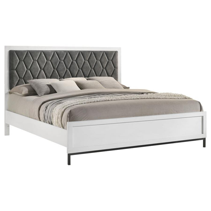 Sonora - Upholstered Panel Bed - Simple Home Plus