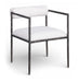 Axis - Linen Textured Cream Fabric Upholstered Dining Chair (Set of 2) - Simple Home Plus