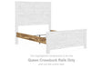 Maystonna - Queen Crossbuck Rails - Brown - Simple Home Plus