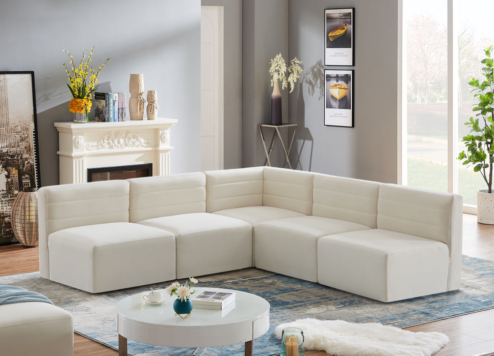 Quincy - 5 Piece Modular Sectional - Simple Home Plus