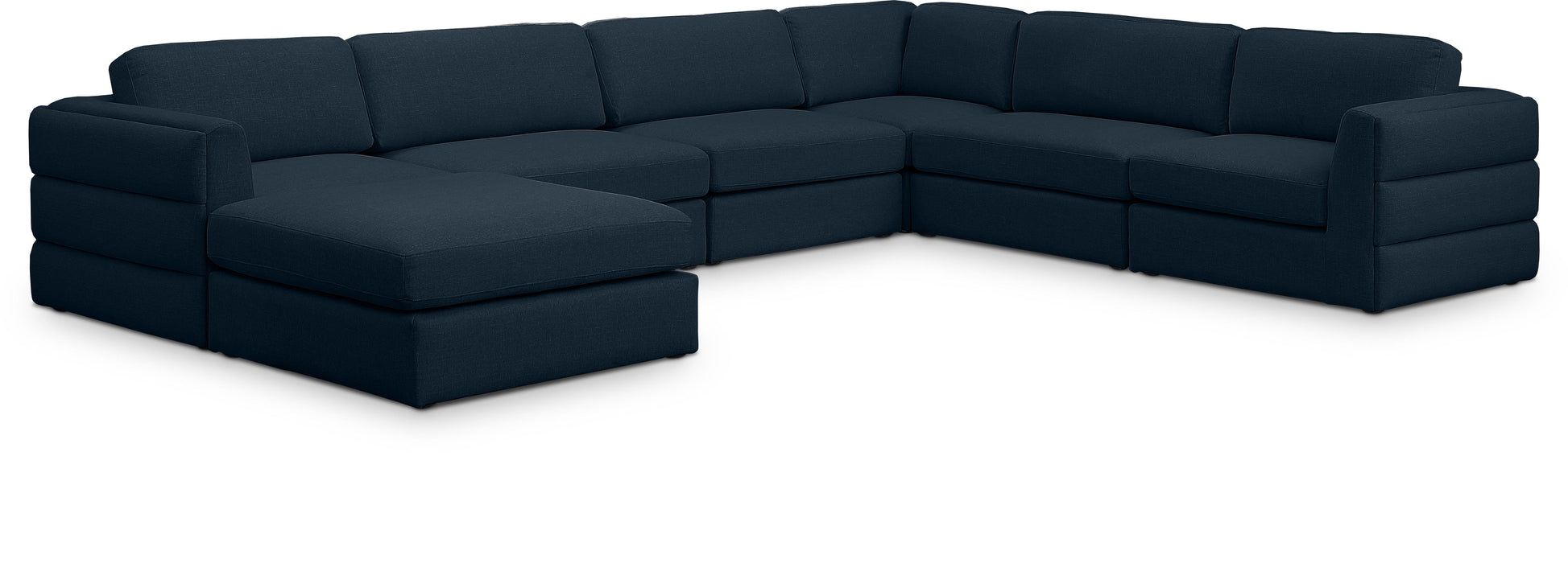 Beckham - 7 Piece Modular Sectional With Chaise - Simple Home Plus