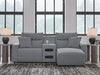 ModMax II - Salt And Pepper - Reclining Sectional - Simple Home Plus