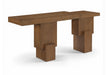 Anzio - Oak Veneer And Solid Wood Console Table - Simple Home Plus