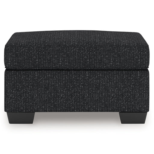 Jasmine Peaks - Ottoman - Coal - Simple Home Plus