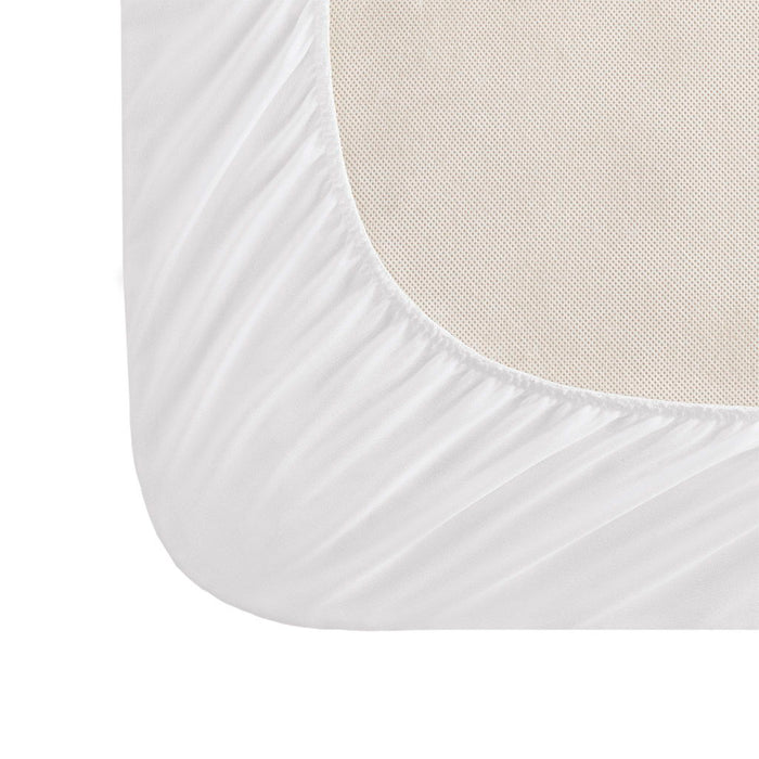 California King Waterproof Heated Mattress Pad - White