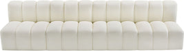 Arc - Faux Leather 4 Seats Modular Sofa - Simple Home Plus