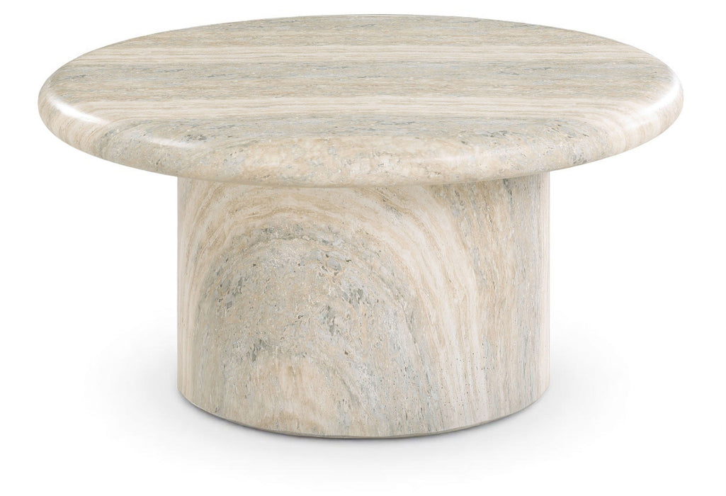 Emara - Concrete And Fiberglass Indoor / Outdoor Coffee Table - Simple Home Plus