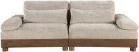 Turin - Chenille Fabric Upholstered Modular Sectional - Taupe - Simple Home Plus