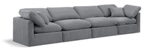 Indulge - Velvet 4 Seat Modular Sofa - Simple Home Plus