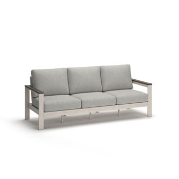 Vista Highlands - Sofa With Cushion - Brown / White - Simple Home Plus