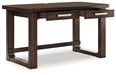 Breckington - Dark Brown - Home Office Desk - Simple Home Plus