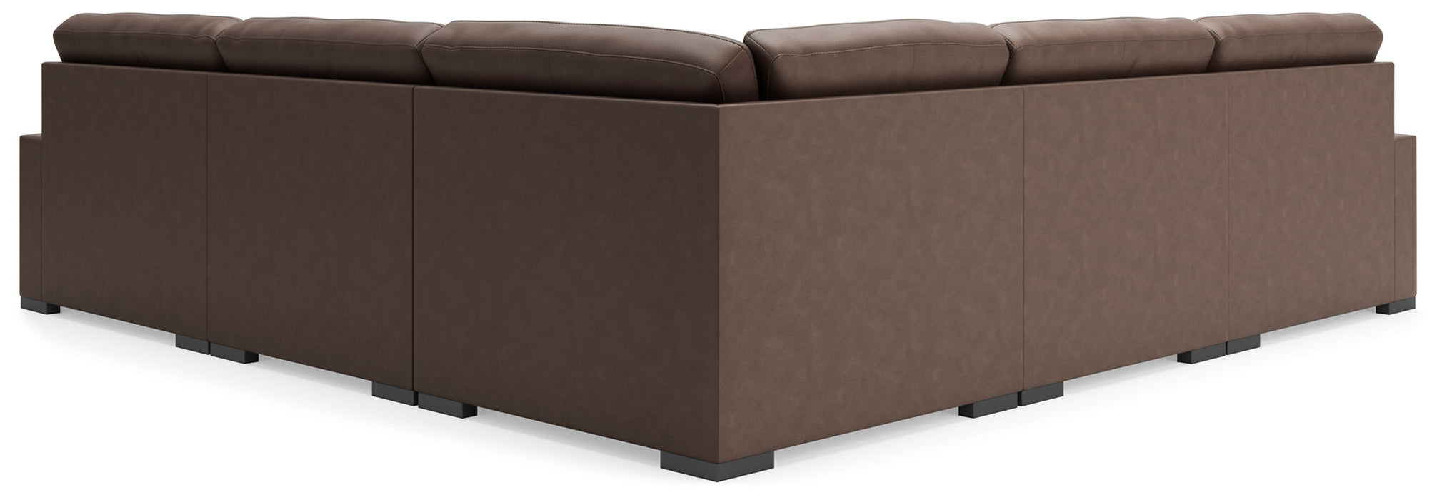 Calden - 5-Piece Sectional - Chocolate - Simple Home Plus