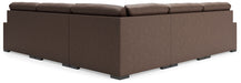 Calden - 5-Piece Sectional - Chocolate - Simple Home Plus