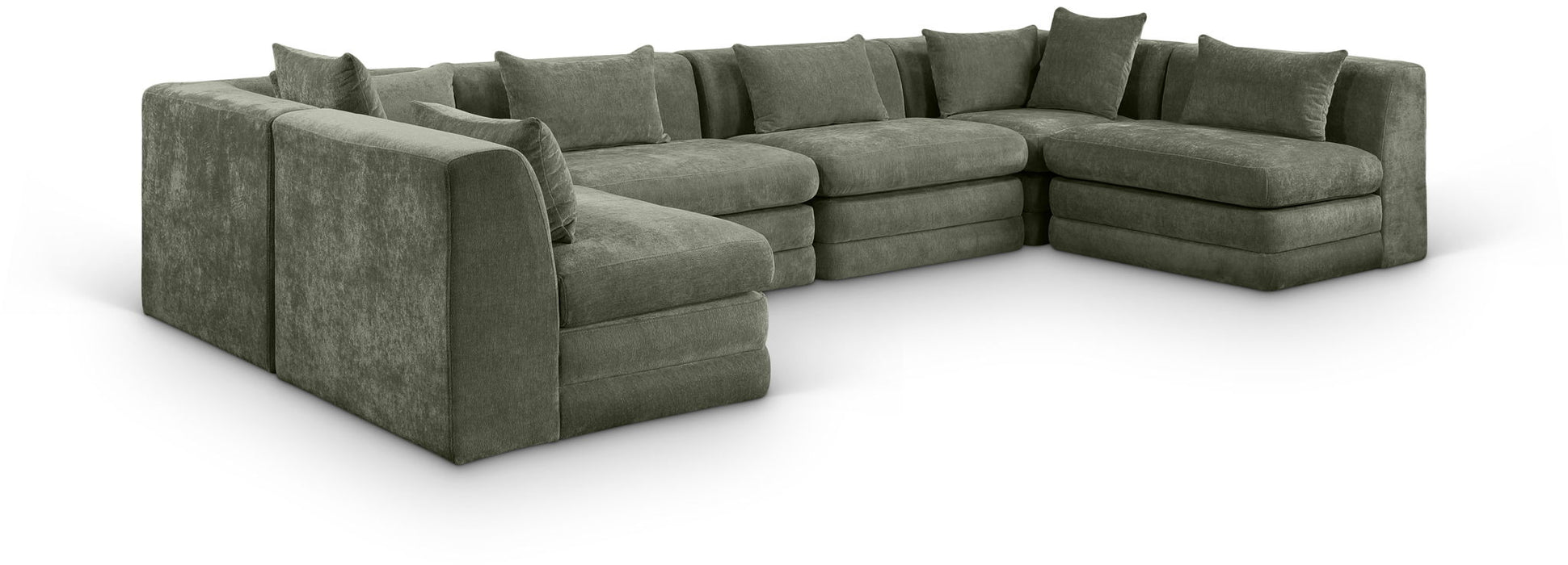 Stellar - 6 Piece Upholstered Modular Sectional - Simple Home Plus