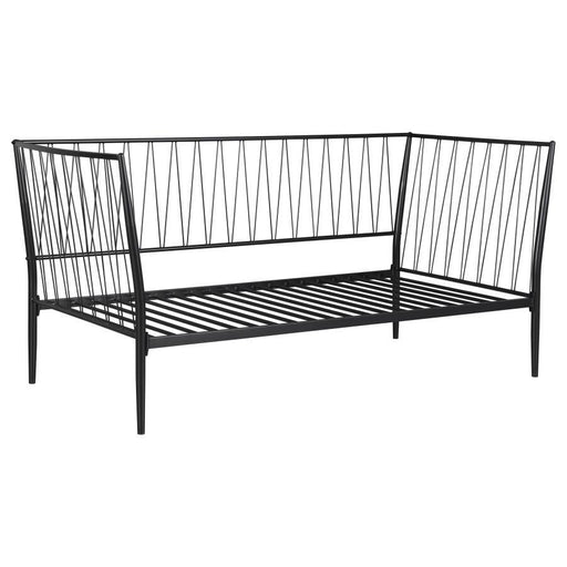 Richland - Metal Twin Daybed Bed Frame - Matte Black - Simple Home Plus