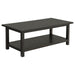 Payne - Wood Coffee Table with Shelf - Simple Home Plus