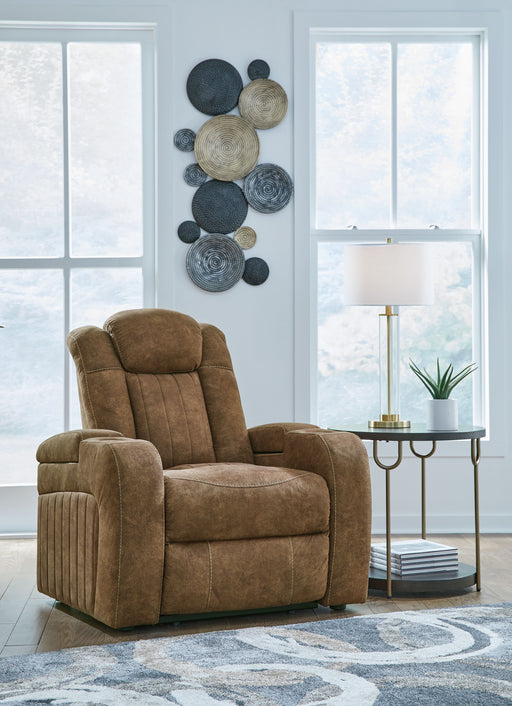 Wolfridge - Brindle - Power Recliner/Adj Headrest - Simple Home Plus