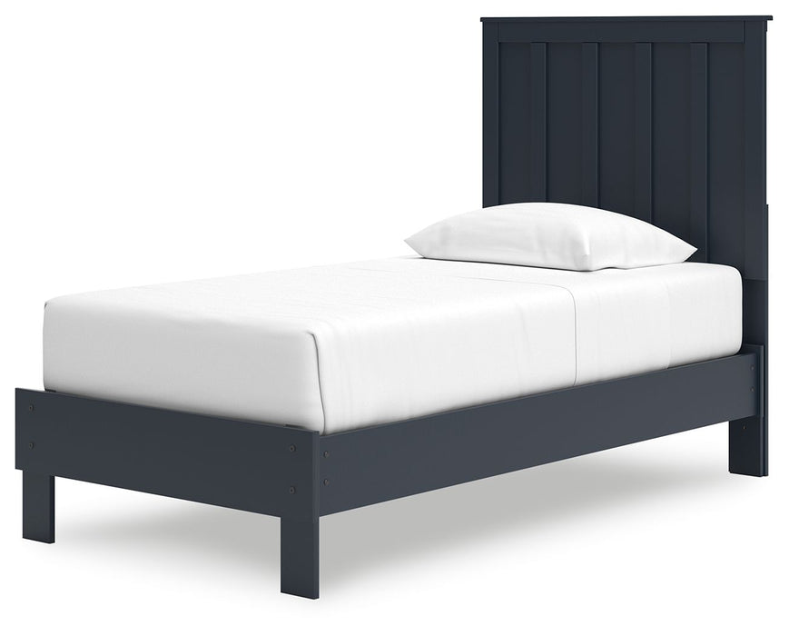 Simmenfort - Platform Bed With Panel Headboard - Simple Home Plus