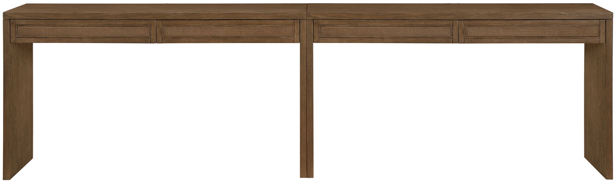Avro - Solid Wood And Oak Veneer Desk - Simple Home Plus