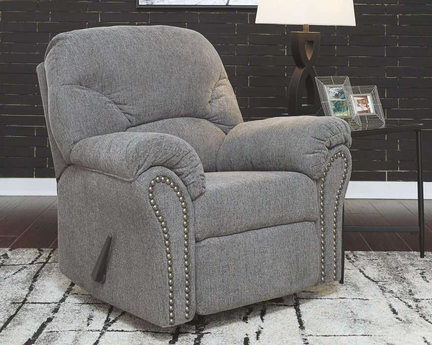 Allmaxx - Pewter - Rocker Recliner - Simple Home Plus