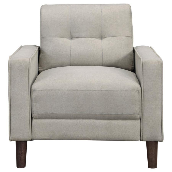 Bowen - Upholstered Track Arm Tufted Accent Chair - Simple Home Plus