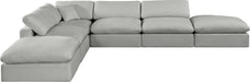 Comfy - 6 Piece Linen Modular Sectional - Simple Home Plus