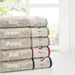 Serene - Jacquard 6 Piece Towel Set - Green - Simple Home Plus