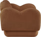 Bloom - Teddy Fabric Chair - Saddle - Simple Home Plus