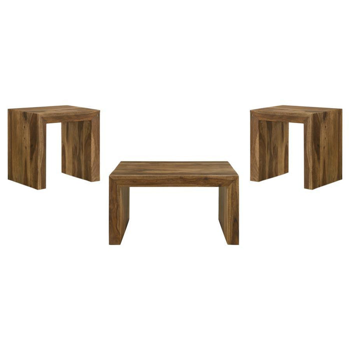 Odilia - Solid Wood Coffee And End Table Set - Simple Home Plus