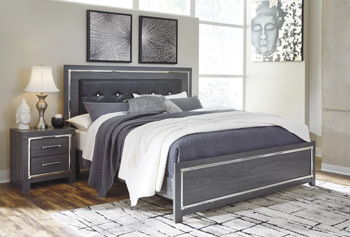 Lodanna - King Panel Rails - Gray - Simple Home Plus