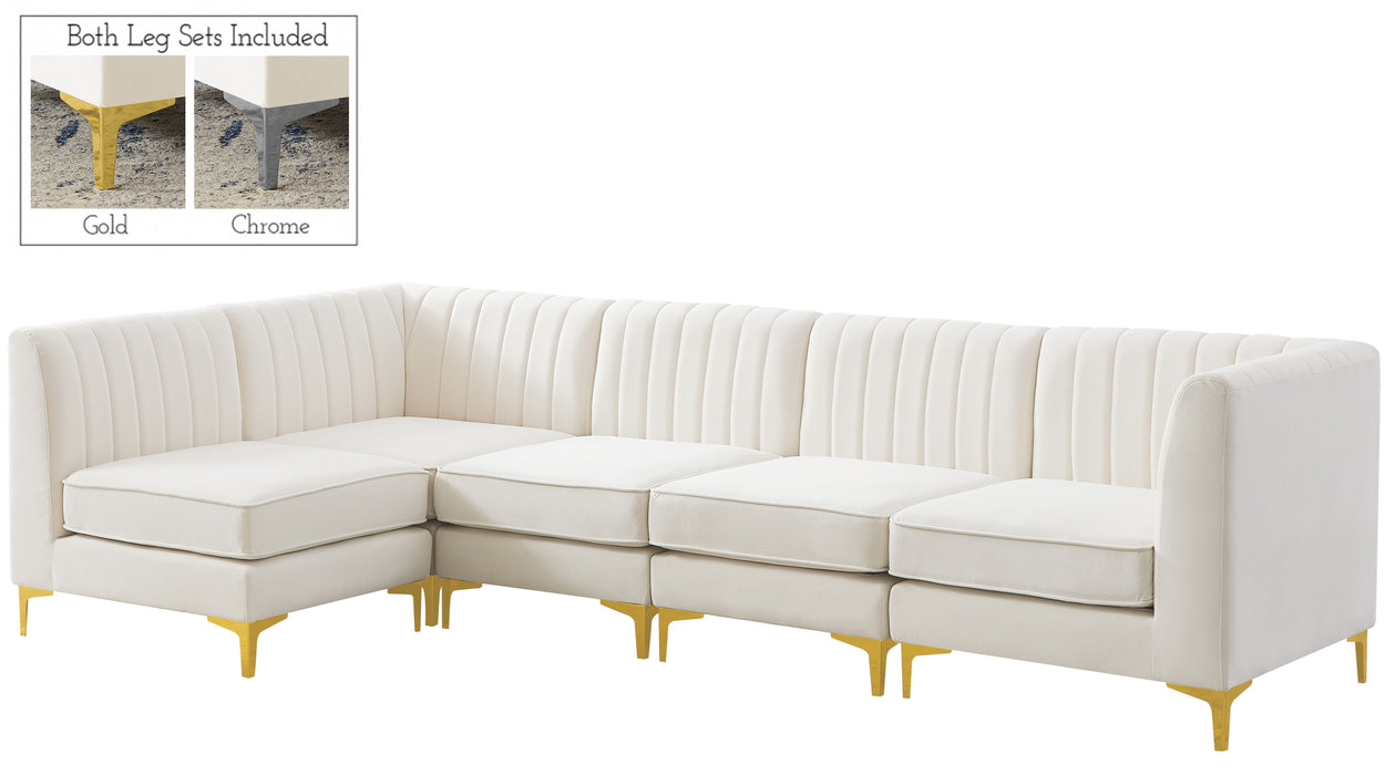 Alina - 5 Piece Modular Sectional - Simple Home Plus