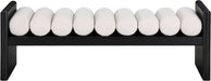 Waverly - Bench With Black Frame - Simple Home Plus