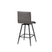 Adams - Swivel Counter Stool - Gray - Simple Home Plus