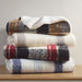 Bloomington - Faux Mohair to Sherpa Throw - Natural - Simple Home Plus