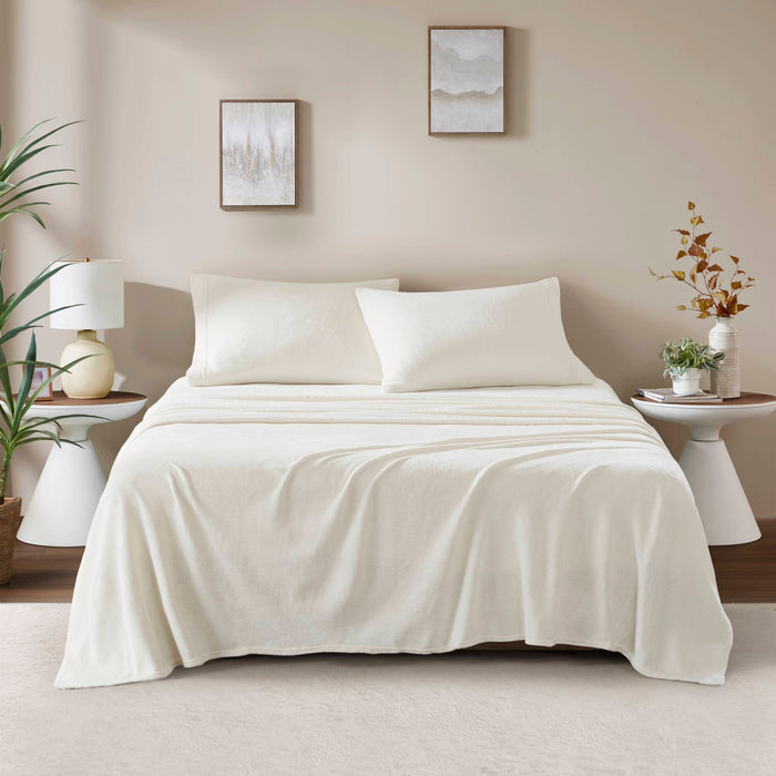 King Soloft Sheet Set - Ivory - Simple Home Plus
